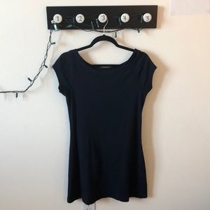 NAVY BLUE T-SHIRT DRESS